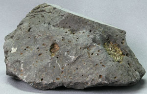 * 圖說：鹼性玄武岩標本圖* 智財權：國立自然科學博物館