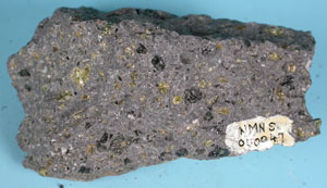 * 圖說：斜長輝長岩Ankaramite* 智財權：國立自然科學博物館