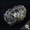 半導体 - 閃鋅礦與石英共生